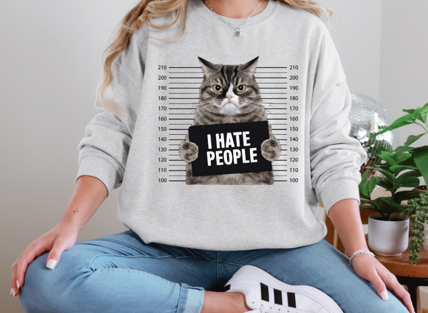 I Hate People Crew or Tee