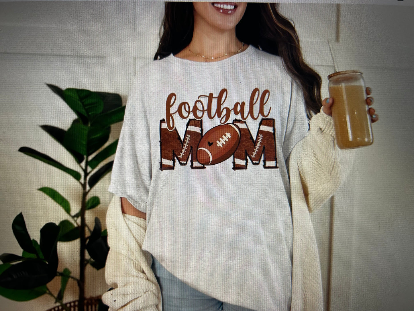 Football Mom Tee or Crew