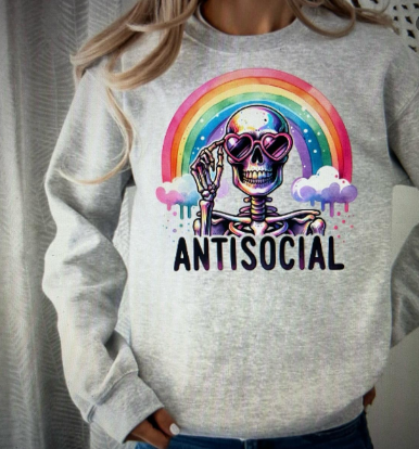 Antisocial Tee or Crew
